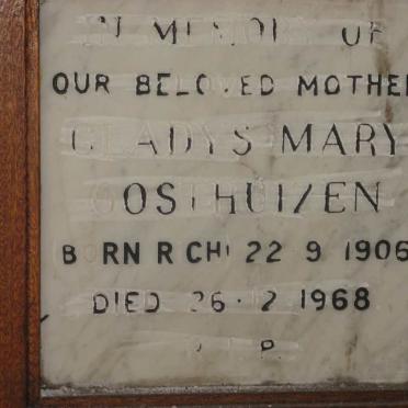 OOSTHUIZEN Gladys Mary 1906-1968