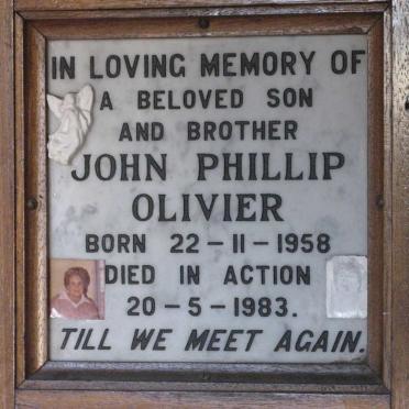 OLIVIER John Phillip 1958-1983