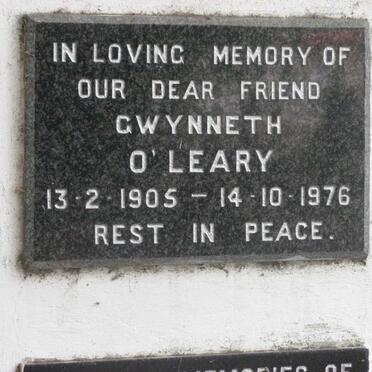 O'LEARY Gwynneth 1905-1976
