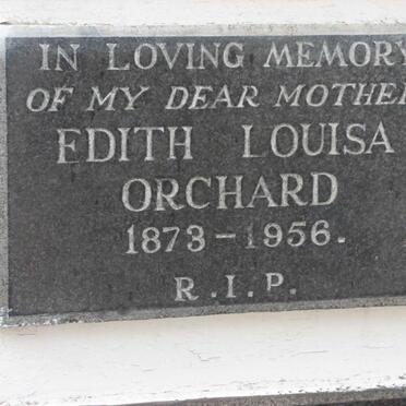 ORCHARD Edith Louisa 1873-1956
