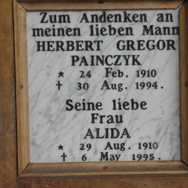 PAINCZYK Herbert Gregor 1910-1994 &amp; Alida 1910-1995