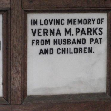PARKS Verna M.