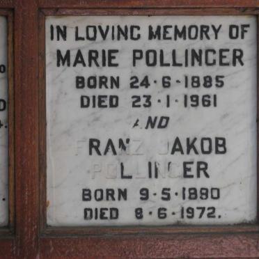 POLLINGER Franz Jakob 1880-1972 &amp; Marie 1885-1961