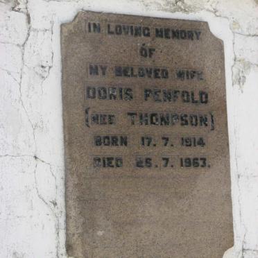 PENFOLD Doris nee THOMPSON 1914-1963