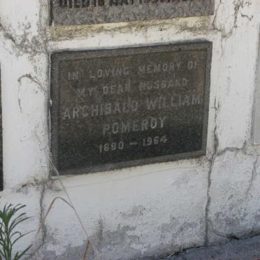 POMEROY Archibald William 1880-1964