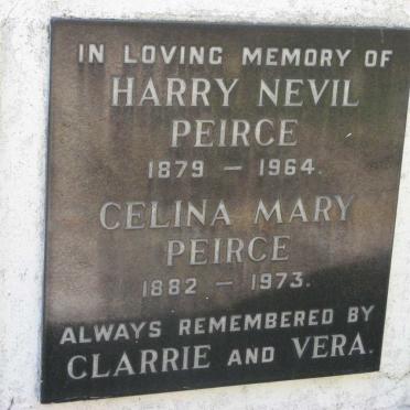 PEIRCE Harry Nevil 1879-1964 &amp; Celina Mary 1882-1973