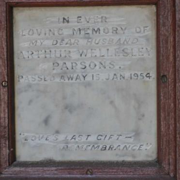 PARSONS Arthur Wellesley -1954