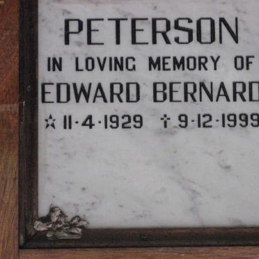 PETERSON Edward Bernard 1929-1999