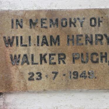 PUGH William Henry Walker -1949