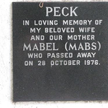 PECK Mabel -1976