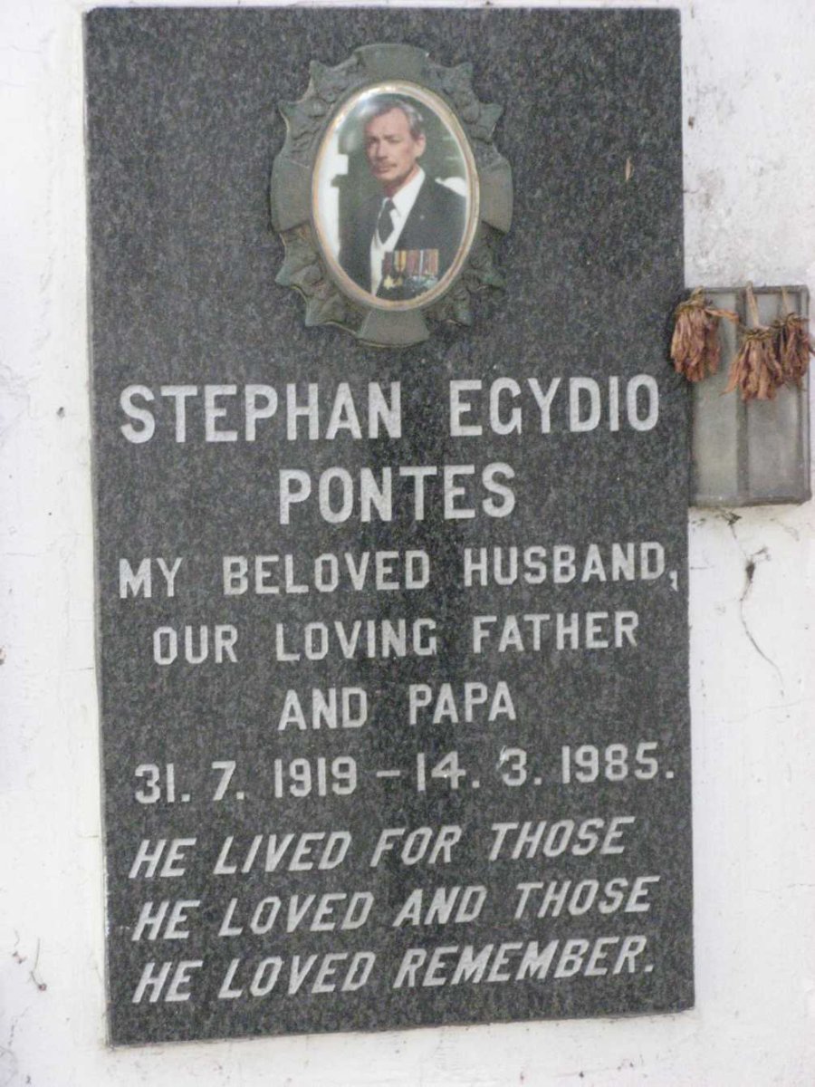 PONTES Stephan Egydio 1919-1985