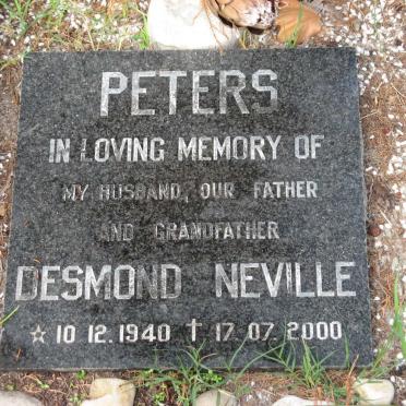 PETERS Desmond Neville 1940-2000