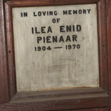 PIENAAR Ilea Enid 1904-1970
