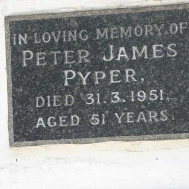 PYPER Peter James -1951