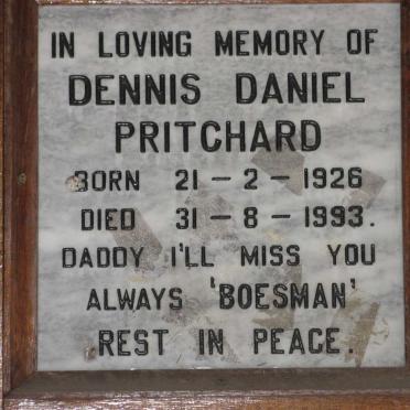 PRITCHARD Dennis Daniel 1926-1993