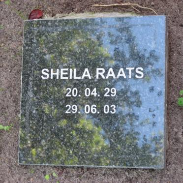 RAATS Sheila 1929-2003