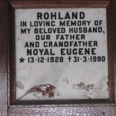 ROHLAND Noyal Eugene 1928-1990