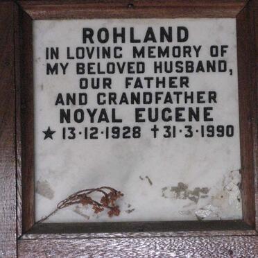 ROHLAND Noyal Eugene 1928-1990