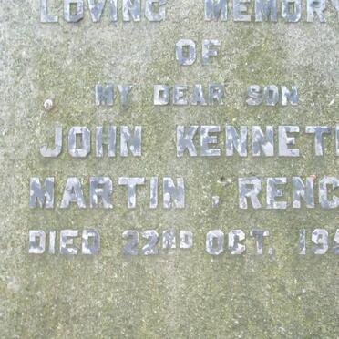 RENCH John Kenneth Martin -1956