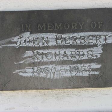 RICHARDS John Herbert 1880-1955