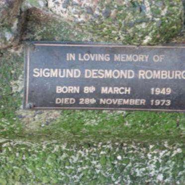 ROMBURGH Sigmund Desmond 1949-1973