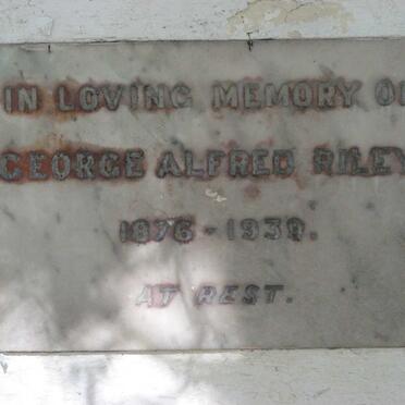 RILEY George Alfred 1876-1939