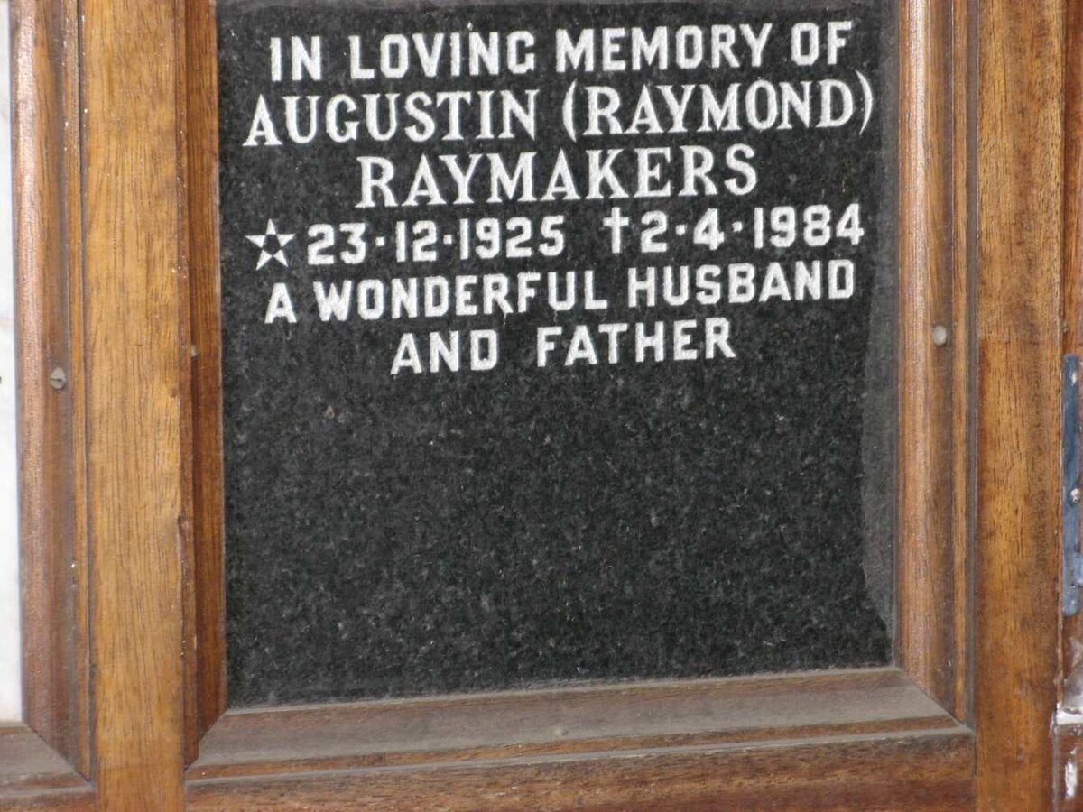 RAYMAKERS Augustin 1925-1984