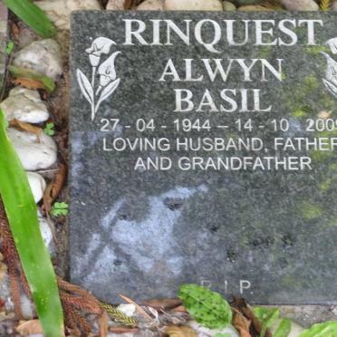 RINQUEST Alwyn Basil 1944-2009