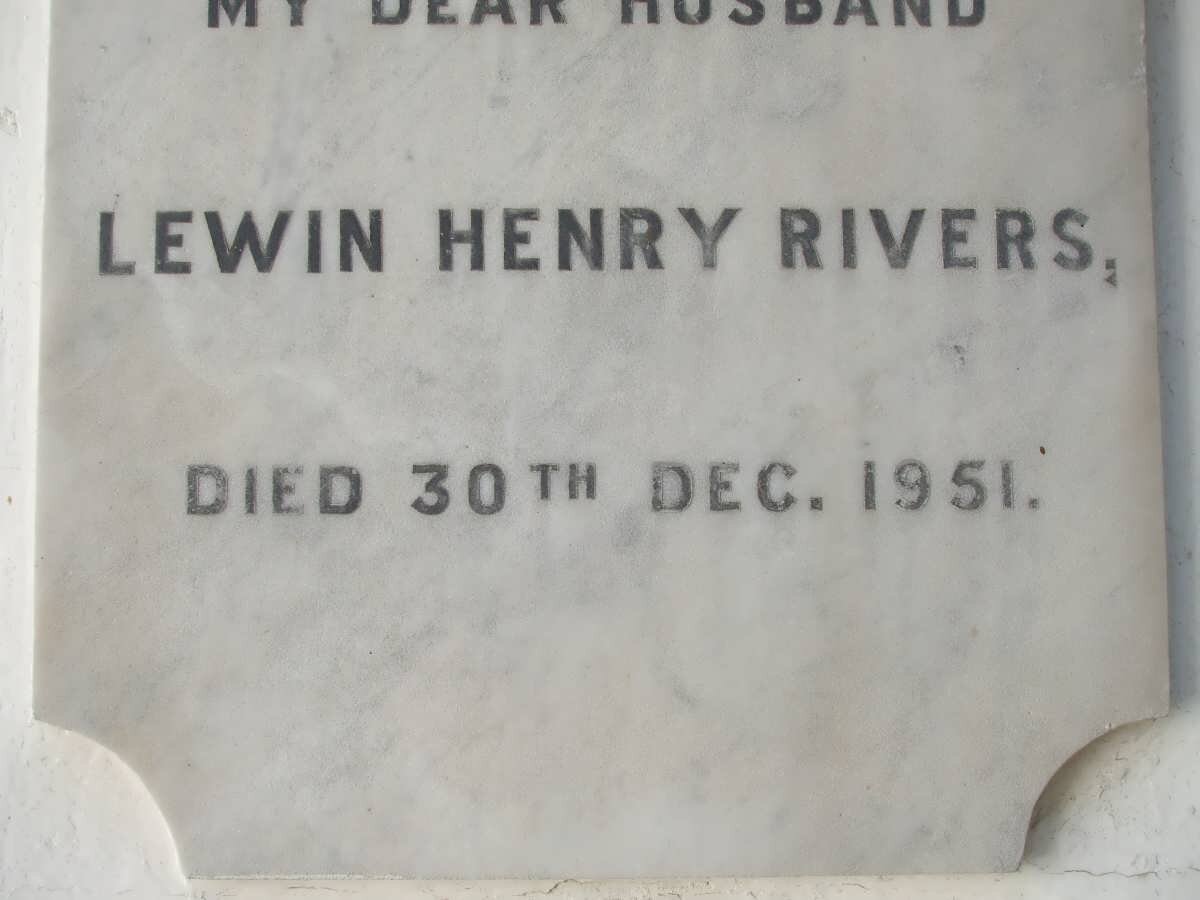 RIVERS Lewin Henry -1951
