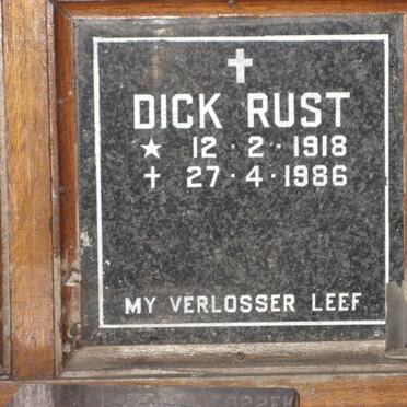 RUST Dick 1918-1986