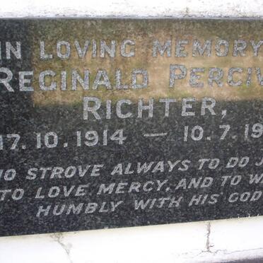 RICHTER Reginald Percival 1914-1963