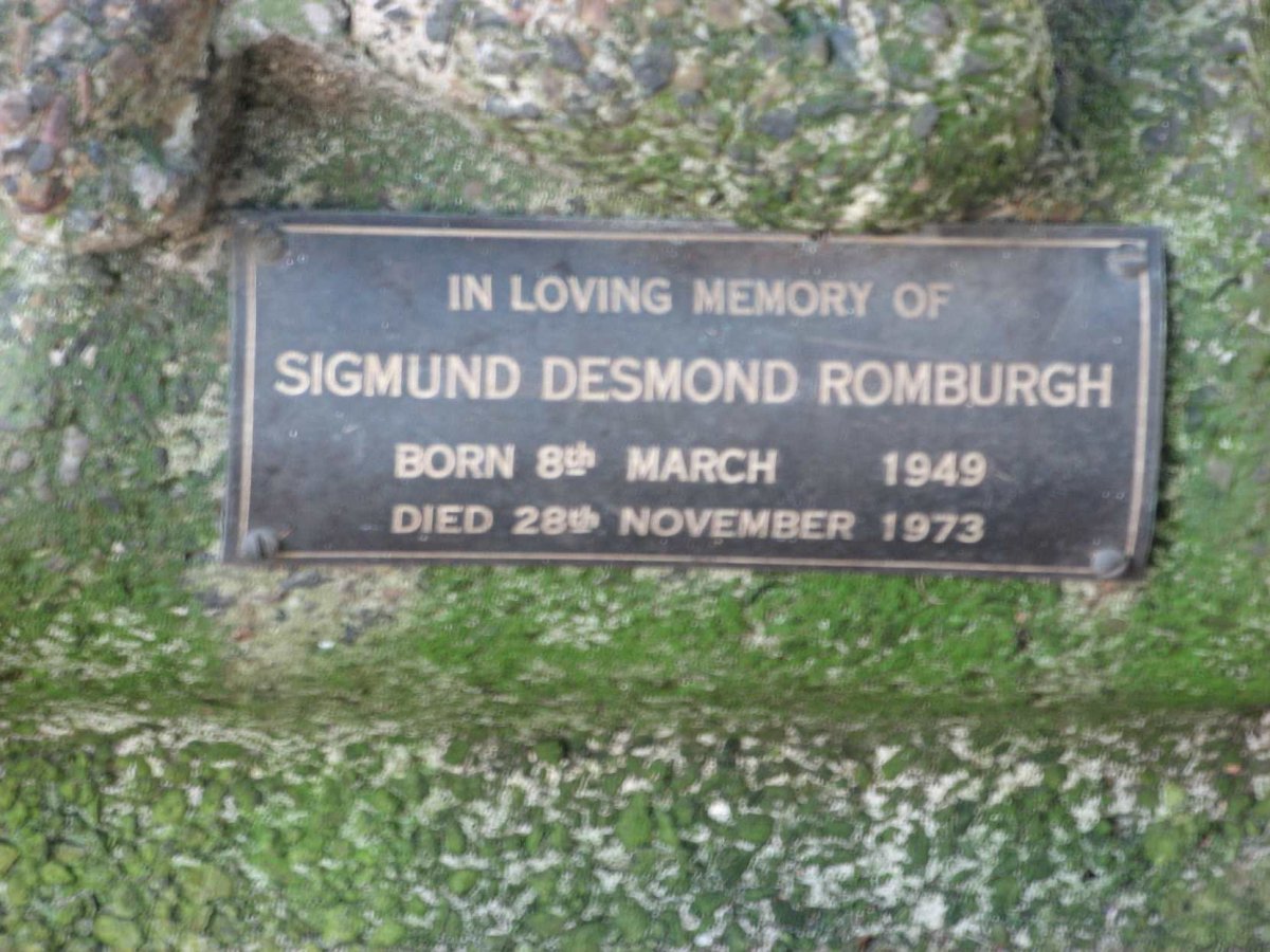 ROMBURGH Sigmund Desmond 1949-1973