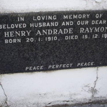 RAYMOND Henry Andrade 1910-1967