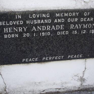 RAYMOND Henry Andrade 1910-1967