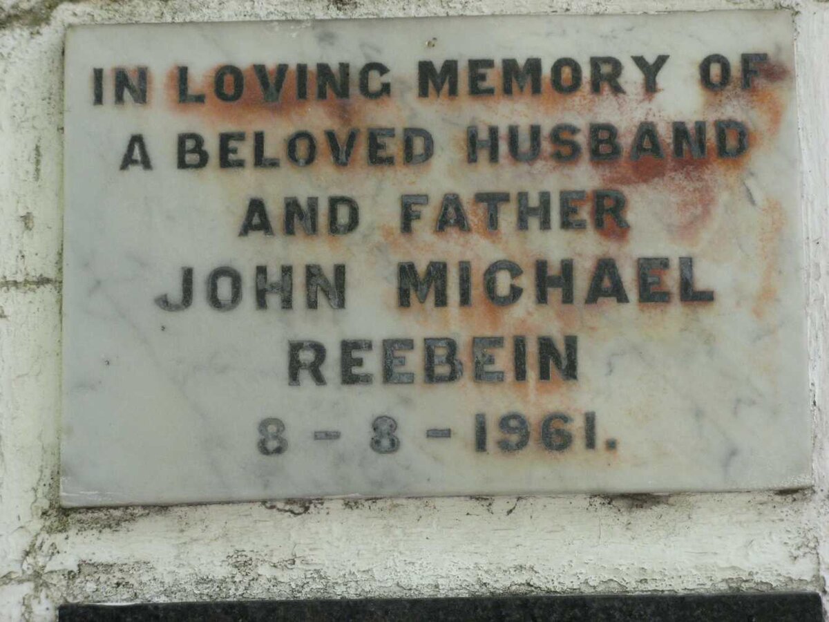 REEBEIN John Michael -1961