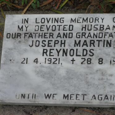 REYNOLDS Joseph Martin 1921-1985