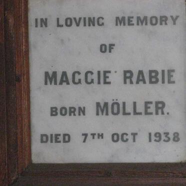 RABIE Maggie nee MOLLER -1938