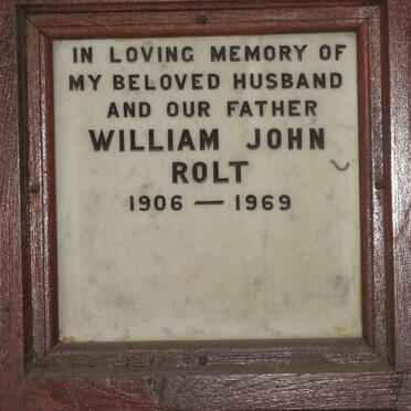 ROLT William John 1906-1969
