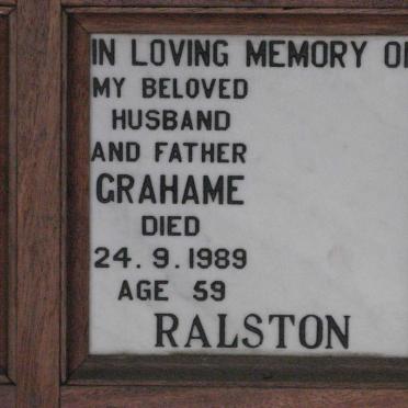 RALSTON Grahame -1989