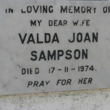 SAMPSON Valda Joan -1974