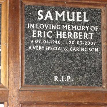 SAMUEL Eric Herbert 1940-2007
