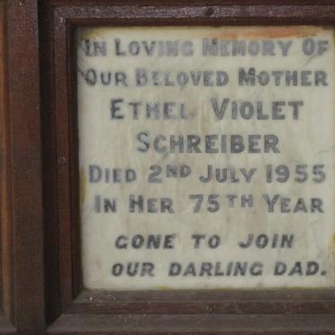 SCHREIBER Ethel Violet -1955