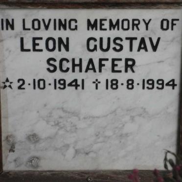 SCHAFER Leon Gustav 1941-1994