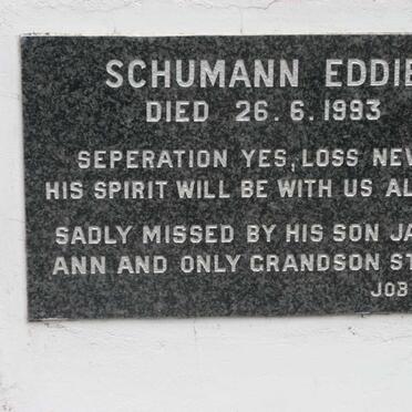 SCHUMANN Eddie -1993