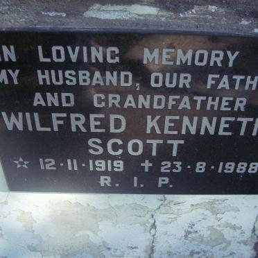 SCOTT Wilfred  Kenneth 1919-1988