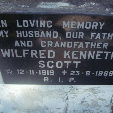 SCOTT Wilfred  Kenneth 1919-1988