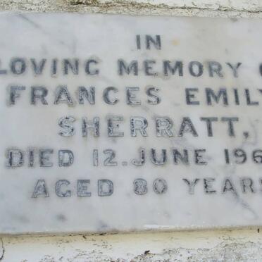 SHERRATT Frances Emily -1960