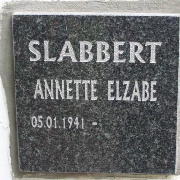 SLABBERT Annette Elzabe 1941-