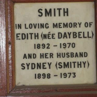 SMITH Sydney 1898-1973 &amp; Edith DAYBELL 1892-1970