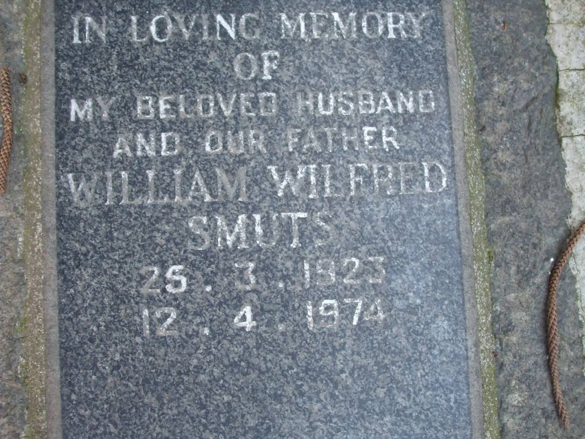 SMUTS William Wilfred 1923-1974